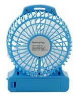 Topwell 4.3-Inch Mini USB 3 Speeds Rechargeable Portable Table Fan Electric Personal Fans 18650 Desktop Fan Hand... N3