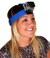 DURAGADGET Green Camo Print Fully Adjustable Head Strap Mount For All GoPro Cameras N3