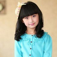 Spritech(TM) Children's Lovely Stylish Deep Brown Fluffy Realistic Long Wavy Curly Hair Wig Fiber Synthetic Wig... N5