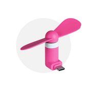 BESSKY Mini Portable Type-C Mobile Phone Cooling Fan For Google Nexus 5X/Huawei P9/ Oneplus 2 (Black) N3