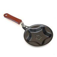 Yaheeda 6pcs Kitchen Pan Mini Egg Frying Pan,Lovely Shape Stainless Steel Frying Pan N9