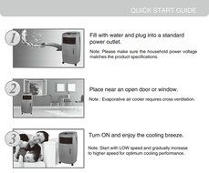 Honeywell CO25AE 52 Pt. Indoor/Outdoor Portable Evaporative Air Cooler with Remote Control - Grey