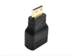 Mini HDMI (Type C) Male to HDMI (Type A) Female Adapter V1.4 Connector HDTV N5
