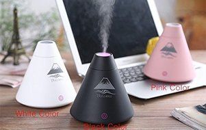 2016 portable USB Essential oil humidifier diffusing ultrasonic air humidifier for home mini aroma (Black) N9