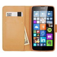 HJ POWER[TM] Nokia Lumina 640 Luxury Diamond FDS77 Leather PU WALLET POUCH Cover + [Free HJ POWER Stylus] EGWPDW3... N5