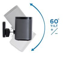 Mount-It! MI-SP08 Speaker Wall Mount Bracket for SONOS PLAY:1 and SONOS PLAY:3 Universal Wall Mount Speaker Stands... N8