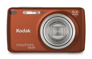 Kodak EasyShare Touch M577 14 MP Digital Camera with 5x Optical Zoom and 3-Inch LCD Touchscreen - RedOrange N6