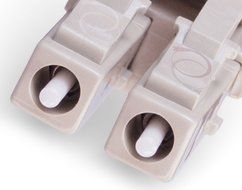 OM3 LC-ST 10Gb 50/125 Multimode Duplex Fiber Cable - 8 Meter N2