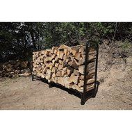 Roughneck Covered Firewood Rack - 4ft.L, Model# 90350 N4