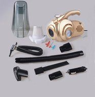 Wet &amp; Dry Cleaner, Smartlife15 Turbo 12V 100W Portable Mini Handheld Vacuum Cleaner for Car Home Travel Outdoor N6