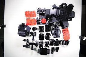 ProGear GoPro 43 Accessories Mount Bundle With Hard Shell Carrying Case For GoPro Hero 4/3+/3/2/1 N4