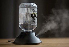 Life.Idea Aquarius Mini Humidifer - Minimalist Design, Compact Size, USB Powered, Bottle Water Competiable, LED...