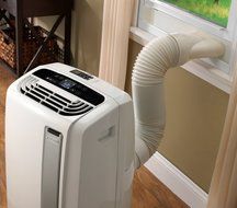 DeLonghi America PACAN120EW 12000BTU Whisper Cool Portable Air Conditioner N2