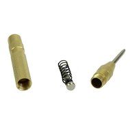 TOOGOO(R) Brass Yellow Automatic Center Punch Spring Loaded Chrome Rivet Screw Auto Mark Hole Length 127mm