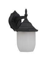 Chloe Lighting CH4551-BLK-OSD1 8.25-Inch Tall Transitional 1-Light Black Outdoor Wall Sconce by Chloe Lighting