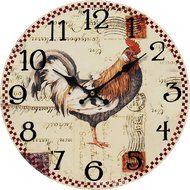 MuLuo 14 inch Cock Printing Living room Clocks bedroom Wall Watches work Round E N3