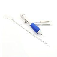 TOOGOO(R) White+Blue Three Sized Embroidery Stitching Punch Needle Punching Punch Needle Tool Set