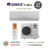 GREE Terra 12,000 BTU Wall Mounted Ductless Mini Split Heat Pump System R410A 208-230 VAC N2