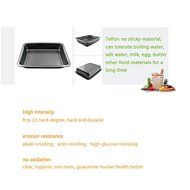 AYAMAYA High Quality New Carbon Steel Non-Stick Coating Square Roaster Bread Loaf Pan 15.3*11.2*2.7 inch N5