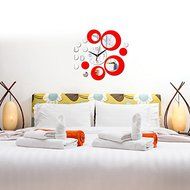 EverTrust(TM) new acrylic large wall clock quartz watch diy clocks 3d stickers living room europe reloj de pared...