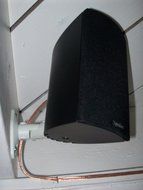 EZ Mounts - 6 White Universal Satellite Speaker Mounts / Brackets for Walls and Ceilings Works with Bose, Denon... N5