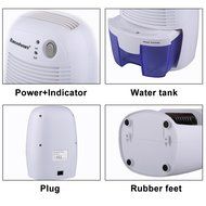 Excelvan Portable 500ml Ultra-mini Dehumidifier Air Dryer for 20 Square Meters Area N5
