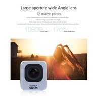SJCAM 12mp 1080p 1.5 Inch LCD Display 170&deg;a+ Hd Wide-angle Sports Helmet Camera - Silver N6