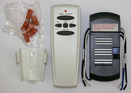 Universal Ceiling Fan Remote Control Kit for CFL and Regular Light Bulbs by Hampton Bay