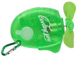 Generic Handheld Mini Water Spray Fan Portable Cool Mist Sport Beach Fan with Hook (Green)