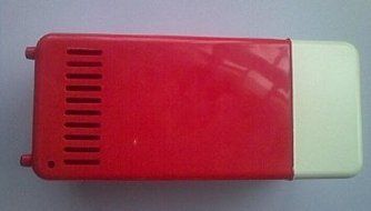 Portable USB Mini Fridge Cooler and Warmer for Home, Office, Car or Boat AC &amp; DC, RED N2