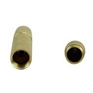 TOOGOO(R) Brass Yellow Automatic Center Punch Spring Loaded Chrome Rivet Screw Auto Mark Hole Length 127mm N2