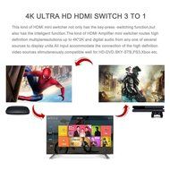 GBSELL Mini 3-Port 1080p 4K HDMI Switch Box High Speed Audio/video Switcher Adapter N6