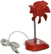 ARCTIC Breeze Pro, USB-Powered 92mm Desktop Fan, Adjustable Fan Speed and Blowing Angle, 4-Port USB Data Hub -...