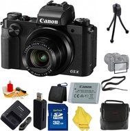 Canon PowerShot G5 X Digital Camera with 4.2x Optical Zoom, Built-in Wi-Fi and 3 inch LCD + Case+32 GB Card+Reader...