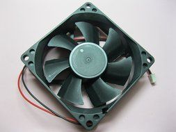 2 pcs Brushless DC Cooling Fan 24V 8025S 7 Blades 2 wire 80x80x25mm Sleeve-bearing Skywalking