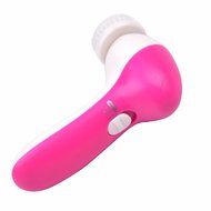 5 in 1 Electric Face Massager Wash Mahine Pore Cleaner Facial Cleansing Brush Exfoliation Body Spa Skin Care Massage N3