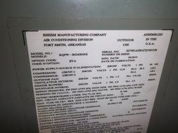 RHEEM New AC Package RRPLB030JK08E ACC-6802 N2