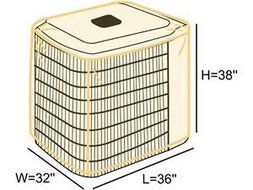 CoverMates &ndash; Air Conditioner Cover &ndash; 36W x 36D x 32H &ndash; Classic Collection &ndash; 2 YR Warranty &ndash; Year Around Protection N12