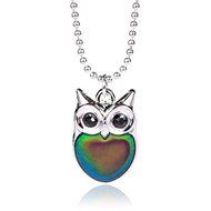 Sensitive Thermo Mood Color Change Chain Pendant Necklace For Women Jewelry Gift N4