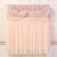 UAI-Lacy fabric rose gold silk boot didn&#039;t take long dust-proof air conditioner cover,Bud N2