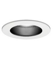 WAC Lighting R-520-CB 5-Inch R500 Line Voltage R500 Line Voltage Series Trim Step Baffle Downlight by WAC Lighting