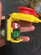 KJD12 240v 4-Pin Start / Stop No Volt Release Switch NVR -Common to Woodwork &amp; Metalwork Machines by KEDU