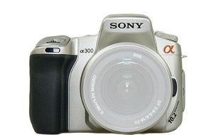 Sony Alpha DSLR-A300N 10.2MP Digital SLR Camera (Gold) Body Only