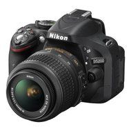 Nikon D5200 24.1 MP Digital SLR Camera - Black (Kit w/ 18-55 VR Lens)