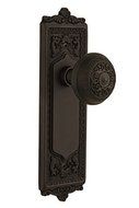 Nostalgic Warehouse BN10-EADEAD-OB Egg and Dart Plate with Egg and Dart Knob Passage, Oil Rubbed Bronze by Nostalgic...