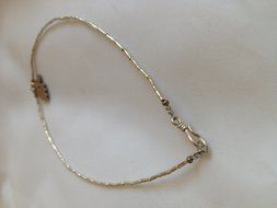 Anklet,Silver,Bohemian Boho Gipsy,Handmade, Valentine Gift DR05 N2