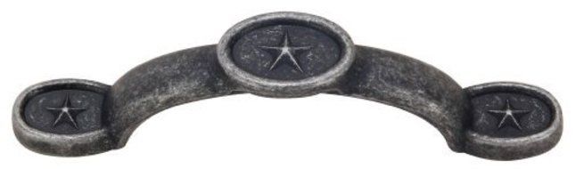 Hardware House 64-4419 Texas Star Style Cabinet Pull, Antique Pewter by Hardware House