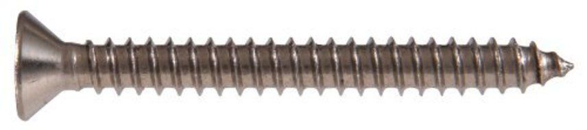 The Hillman Group 823504 Stainless Steel Flat Head Phillips Sheet Metal Screw, 10-Inch x 3-Inch, 50-Pack by The...