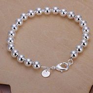 Charm Bangle Chain Bracelet New Women&#039;s Jewelry 925 Silver Plated Crystal Cuff N9