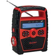 New FIRST ALERT SFA1180 Portable AM/FM Weather Radio with Alarm Clock